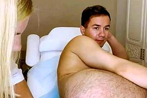 does sugarnadya trim that russian guy's cock intimately?