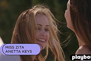 petite babes reveal skills before striptease