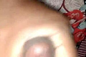 guy masturbates hairy cock to creampie finish