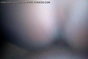 Ebony amateur enjoys homemade riding session with friends