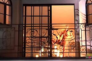 neighbor babe intensely gets her ass fucked by friend's husband in doggystyle