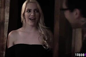 Small hands interrupt Kenna James’ intense pussy stuffing session