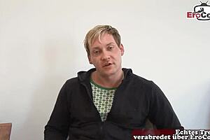 First time German amateur casting turns into wild banging.