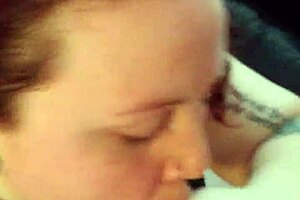 fat slut eagerly sucks big cock, cum on cookies