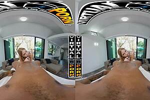 虚拟色情 - 克洛伊卡普里因大黑鸡巴获得快乐结局