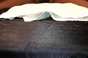 ebony woman tied up in dynamic scene