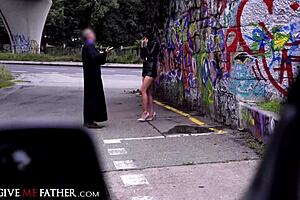 Hard Rough Sex, Deepthroat Blowjob With Slut Picked Up In Van