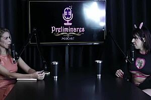 Brazilian Teen Cosplays One Piece in Glamour Lingerie for Pussy Licking Orgy