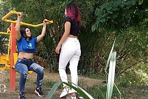 Seduced My Hot Neighbor, She's a Wild Lesbian!