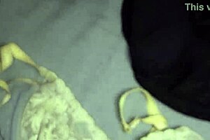 friend's sexy lingerie for hot masturbation sessions