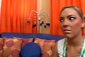 cute cheerleader ally kay rides cock in her shaved pussy 😘