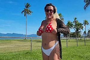 Lisa in Bikini on the Beach