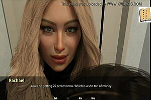 Mischievous dark-haired woman girlfriend finds John’s secret sexual adventure GAME