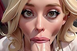 Secretly Sucking Stepdad's Cock in Spanish Porn