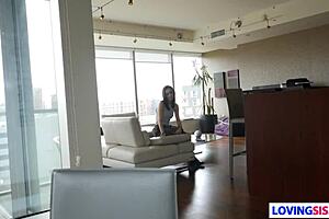 Lily Jordan spreads her legs for big cock!