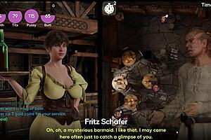 corruptedtow hentai gameplay with blowjob and big tits slut