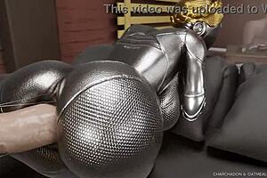 Ballerina from Atomic Heart in POV loop