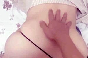 This slut's wet pussy begs for doggystyle quickie riding