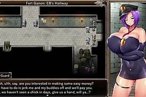 Karryn starting her prison adventure in level 1