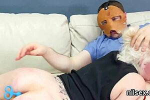 hot girl brought to asshole asylum for awkward treatment.