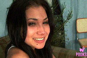 Young exotic beauty Lilia Z gives an enthusiastic performative seductive lesbian scene followed by an explicit anal sex embedded in an African setting