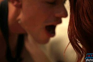 spanish ginger teen takes control with pussy and blowjob