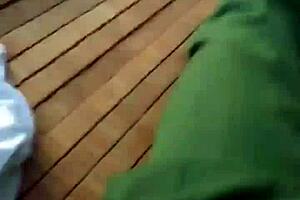 What happens when a police officer indulges in self-pleasure during duty?