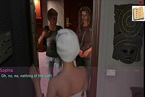 Wife and stepmother in wild game action!