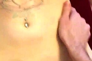 Small blonde homefuck performs anal and missionary position in front of the camera