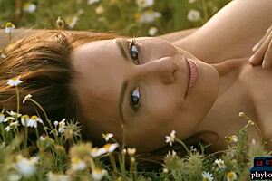 Beautiful Czech Milf Anetta Keys Strips Teasingly, Revealing Shaved Pussy