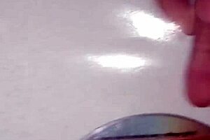 Wow, using clear overlay binder as latex for wild college porn tribute!