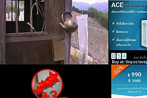 Wanita muda lawat kekasih untuk seks di bilik air