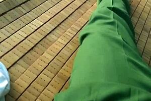 What happens when a police officer indulges in self-pleasure during duty?