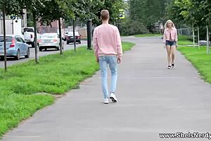 nerdy nikki hill bangs like a total pro outdoors! 😜