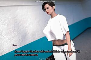 My Cute Roommate Poses In Photoshoot School Photo Lab