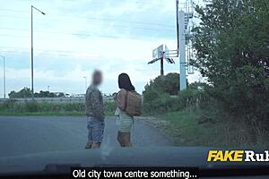 Aussie babe rips clothes for wild fuck with stranger!