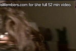 Skinny dipping in a stranger's pool with crazy brunette!