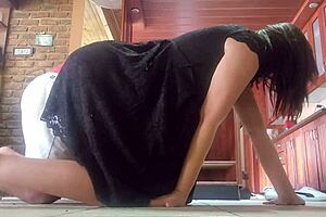 Stepsister Fucked Living Room Floor Load Blown Two Minutes