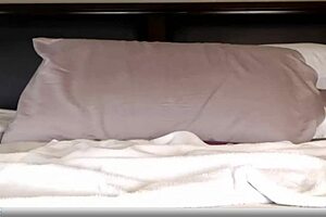 Sexy Blonde Skinny Girl Poses Elegantly