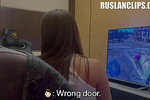 Stepsis anna angel blows stepbro and fucks friend