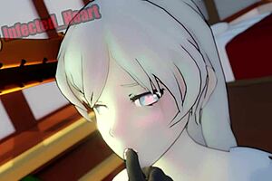 futa pyrrha dominates weiss in wild hentai fuck compilation