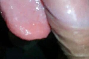 MILF disguised herself to spy on her friend and become horny
