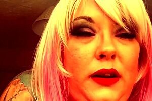 Chubby Brit Domme Tina Snua Smokes Cigarette While Talking