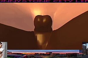 Jonnystone encounters a stunning Latina model in wild 3D adventure.