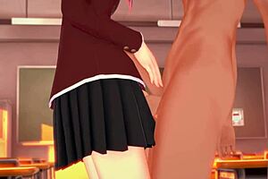 In Guilty Crown, Teen 18+ Inori Yuzuriha Receives a Creampie in 3D Hentai Animation