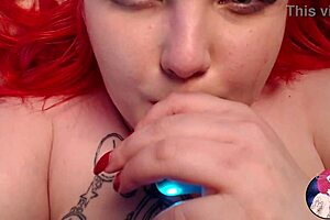 Sensual full-bodyinteraction and breath-in of the vaping aerosol for ‘teeth and mouth beauty’ connoisseur