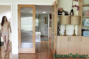 Busty stepsister gives an epic blowjob today, wow!