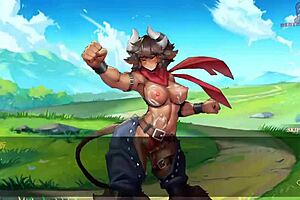 異世界猜拳勇者-2 肌肉魔王也喜歡我的肉棒