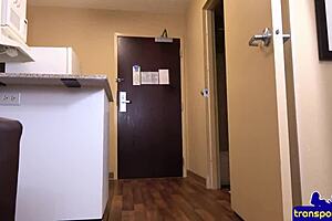 Solo Trans Beauty Plays With Her Dong