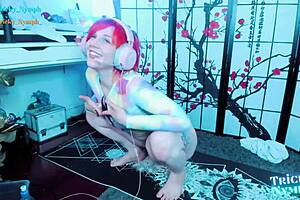 Alternate Girl Masturbating In Cosplay Webcam